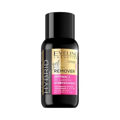 Abbildung von Eveline Cosmetics Hybrid Professional Gel Polish Entferner Sicheres Entfernen von Nagellack mit Vitaminen A, E, F &amp; Biotin 150ml