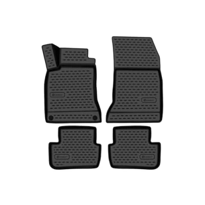 Abbildung von Element Passgenaue Premium Antirutsch Gummi Fußmatten Mercedes Benz GLA Class, schwarz
