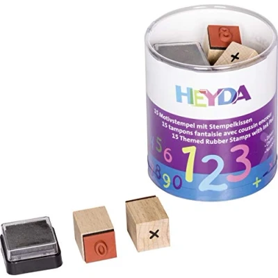 Abbildung von Heyda 204888478 Stempel Dose (Zahlen) Motivgröße: ca. 1,5 x cm