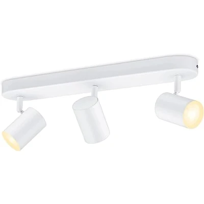 Abbildung von WiZ Tunable White Imageo 3er LED Spot, Leuchte mit warm bis kaltweißem dimmbarem Licht, smarte Lichtsteuerung über WLAN per Stimme/App, weiß