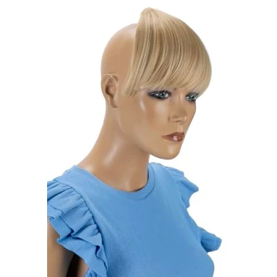 Abbildung von CAISHA Pony Clip In Extensions Stirnfransen Haarteil Haarverlängerung Blond Mix HF2