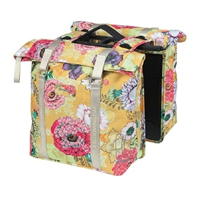 Abbildung von Basil Unisex Erwachsene Bloom Field Mik Gepäckträgertaschen, Honey Yellow