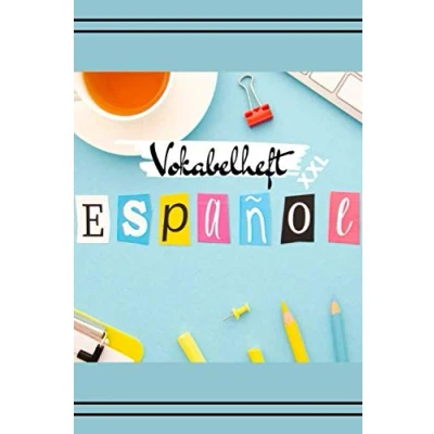 Abbildung von Vokabelheft: Version: Espanol Für Spanisch Vokabelheft A5 100 Seiten, zweispaltig und liniert Vokabeln lernen Sprache Schule Studium geeignet