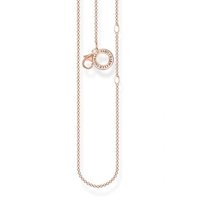 Abbildung von Thomas SABO CLUB Halskette Rose goldcoloured, Damen, Größe: 38, gold coloured