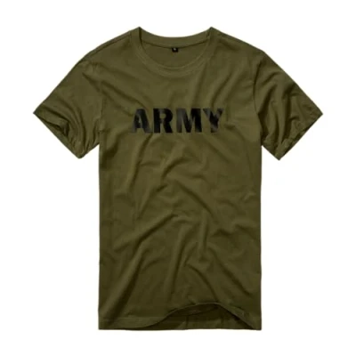Abbildung von Brandit ARMY Tshirt print, Herren, Größe: 5XL, Olive