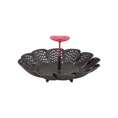 Abbildung von Tefal Ingenio K20716 Gareinsatz Schonendes Dampfgaren von Gemüse Großes Fassungsvermögen Kunststoff Schwarz, 26 x 15.2 9.3 cm
