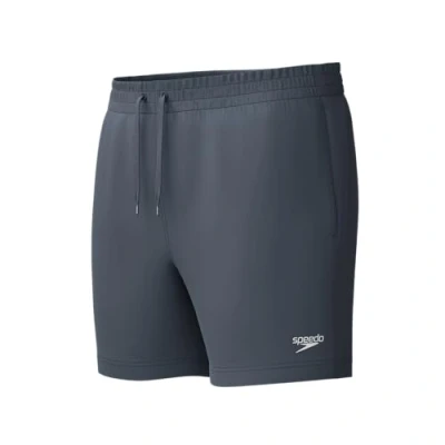 Abbildung von Speedo Herren Watershort Badehose 16&quot; Schnell trocknend Bequemer Sitz Klassischer Style Tunnelzugbund Schwimmbekleidung, Grey Lead/Schwarz, XL