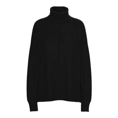 Abbildung von Pieces Pcmalou Rollneck Strickpullover, Damen, Größe: XS, Black