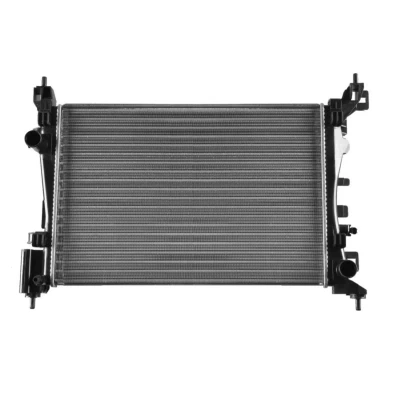 Abbildung von NRF 53115 Kühler, Motorkühlung Aluminium 540 378 23 Kühlrippen mechanisch gefügt OPEL: Corsa D Hatchback, E Hatchback