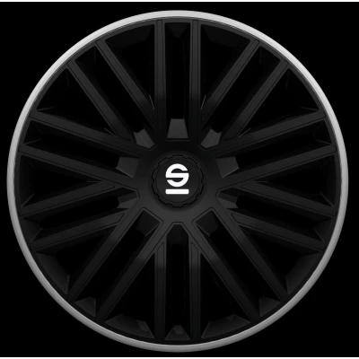 Abbildung von SPARCO Bergamo SPC1485BKGR Radblenden 14Zoll schwarz, grau
