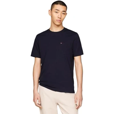 Abbildung von Tommy Hilfiger Pocket TEE Tshirt basic, Herren, Größe: Small, Desert sky