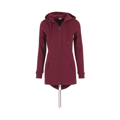Abbildung von Urban Classics Parka Sweatjacke, Damen, Größe: 5XL, Burgundy