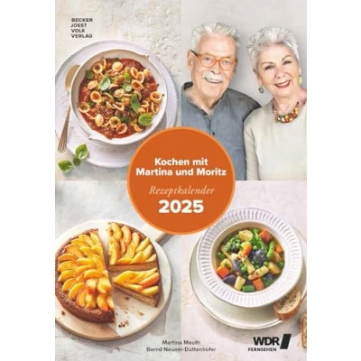Abbildung von Kochen mit Martina und Moritz 2025 schnell einfach = gut Bild Kalender 23,7x34 cm Küchen gesunde Ernährung 26 Rezepten Wand