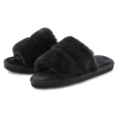 Abbildung von Vivance Hausschuh, Damen, Größe: 41, Schwarz Schuhe