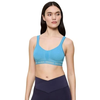 Abbildung von triaction by Triumph Energy LITE Extreme Support Sportbh mit starker Stützkraft, Damen, Größe: 95E, Turkish blue