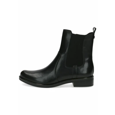 Abbildung von CAPRICE Damen Chelsea Boots Kleiner Absatz Elegant, Schwarz (Black Nappa), 37.5 EU