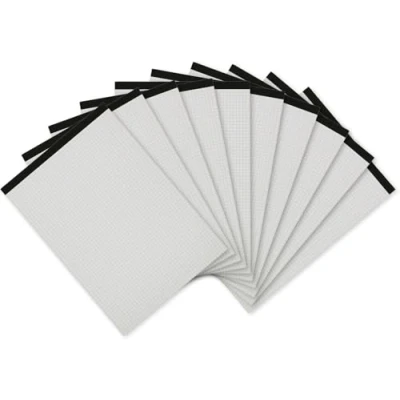 Abbildung von Landré Notiz Block ohne Deckblatt A4 kariert, Recycling, 50 Blatt, 10 Stück