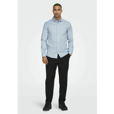 Abbildung von Only &amp; Sons Businesshemd, Herren, Größe: Small, Cashmere blue