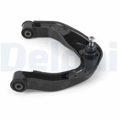 Abbildung von DELPHI TC4656 Querlenker mit Trag /Führungsgelenk oben, rechts, vorne Stahlblech NISSAN: Navara Platform / Chassis, NP300 Pickup