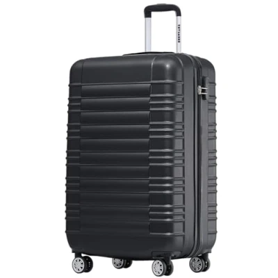 Abbildung von TRVLMORE Koffer &amp; Trolleys Handgepäck Reisekoffer Mit Rollen Trolley 55x40x20, Hartschalenkoffer Klein, 55x40x20 Leicht, Handgepäck, Suitcase, Schwarz
