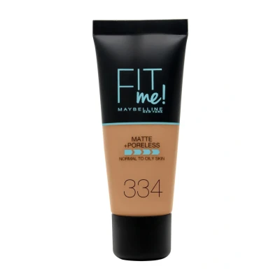 Abbildung von Maybelline New York FIT ME Matte &amp; Poreless Makeup Foundation, Damen, Größe: 30 ml, 334 warm tan