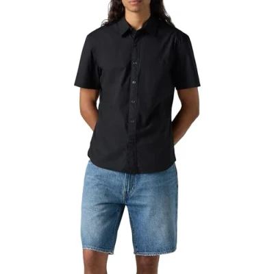 Abbildung von Levi&#039;s Battery SLIM Hemd, Herren, Größe: Small, Jet black