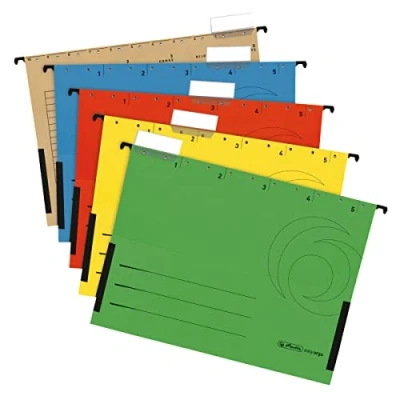 Abbildung von Herlitz 5874755 Hängetasche farbig sortiert 5er Packung