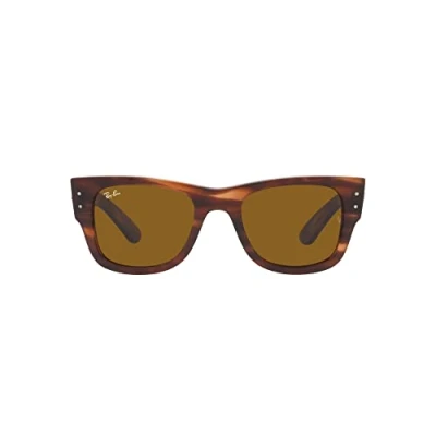 Abbildung von Ray Ban MEGA Wayfarer Unisex Sonnenbrille, Größe: 51, Havana