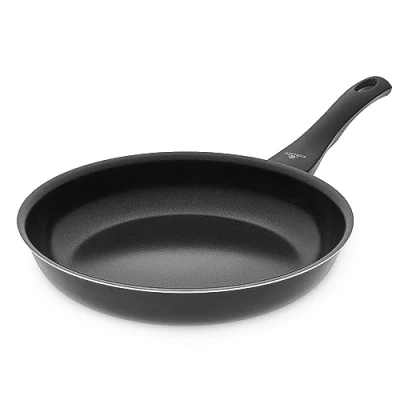 Abbildung von Gerlach First Pfanne Keramik Beschichtet Bratpfanne Keramikpfanne Bratpfannen Für Elektro Gas Herd Küche Küchenzubehör Pfannen 24 cm Schwarz