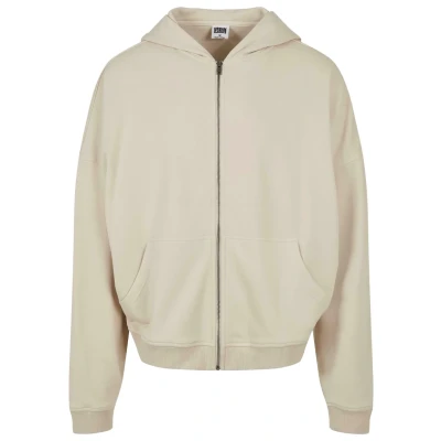 Abbildung von Urban Classics 90&#039;S ZIP Sweatjacke, Herren, Größe: 4XL, Softseagrass