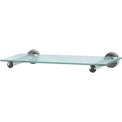 Abbildung von Spirella Wand Glasablage Sydney Badezimmerablage Ablage Wandablage für das Badezimmer aus Glas und Edelstahl 40cm zum bohren