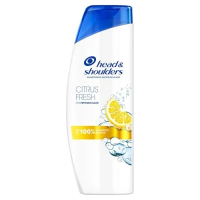 Abbildung von Head &amp; Shoulders Citrus Fresh Anti Schuppen Shampoo Für Fettiges Haar 500ml Zur Täglichen Anwendung. Bis Zu 100% Schuppenschutz, Klinisch Getestet. Sauberes Frischegefühl Mit Zitrusduft