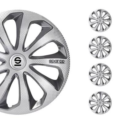 Abbildung von SPARCO Sicilia SPC1475SVGRC Radblenden 14Zoll grau/silber, carbon