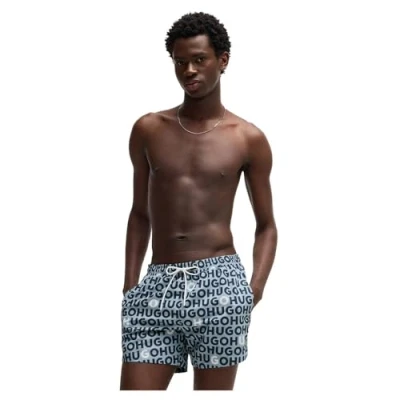 Abbildung von HUGO Tortuga Badeshorts, Herren, Größe: Large, Open blue