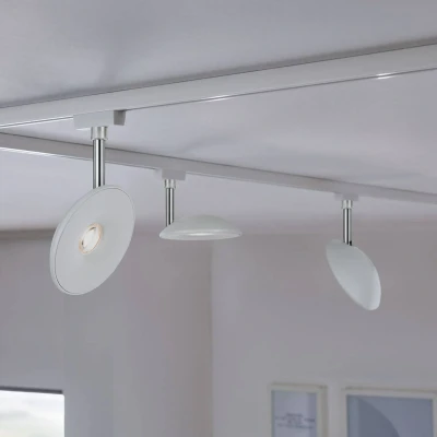Abbildung von Paulmann Schienensystem Leuchten »URail Schienenspot Sphere 493lm 7W 2700K 230V Chrom matt, Chrom«, (1 tlg.), Einzelspot, dimmbar
