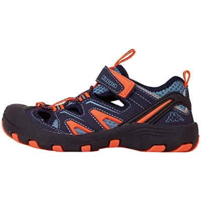 Abbildung von Kappa Unisex Kinder Reminder Kids Sneaker, Blau Navy Orange 6744, 32 EU
