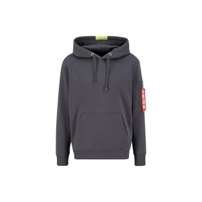 Abbildung von Alpha Industries Kapuzenpullover, Herren, Größe: XL, Vintage grey
