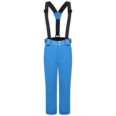 Abbildung von Dare 2b Motive Pant Kids Ski Salopette Wasserdichtes und atmungsaktives Recyclingmaterial verstellbares Taillensystem Hosenträger, Schneefang Reißverschluss 2 Taschen