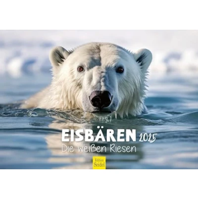 Abbildung von Edition Seidel Premium Kalender Eisbären Die weißen Riesen 2025 Format DIN A3 Wandkalender Tierkalender Nordpol Grönland Eis Bär Polarbär Raubtier