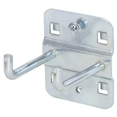 Abbildung von KS Tools 860.0817 Doppelter Werkzeughalter mit senkrechtem Hakenende, Ø 6 mm, 50mm, Grau