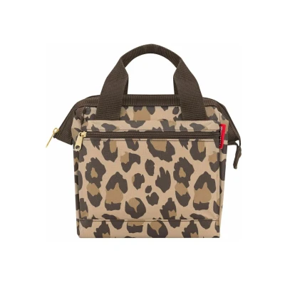 Abbildung von reisenthel Allrounder Cross Leo Macchiato Kleine Crossbody Bag mit abnehmbarem und verstellbarem Schultergurt Aus wasserabweisendem Material