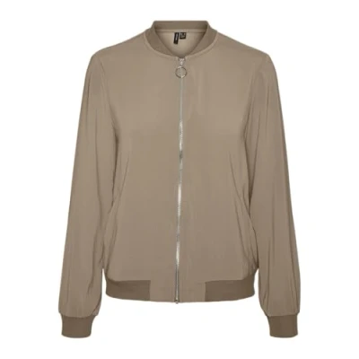 Abbildung von VERO MODA Damen Vmcoco L/S Bomber Ga Noos Kurzjacke, Silver Mink, XS