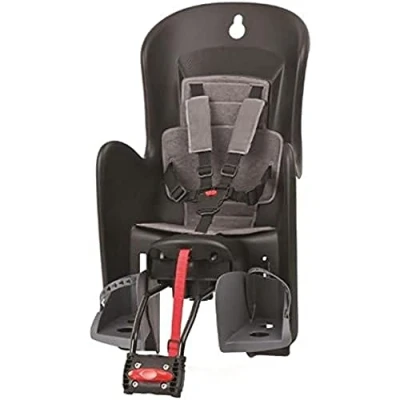 Abbildung von Prophete POLISPORT Fahrrad Kindersitz BILBY RS, Sattelrohrmontage, 9 22 kg Körpergewicht, mit Quick Release Halterung, 5 Punkt Sicherheitsgurt, verstellbare Fußstützen