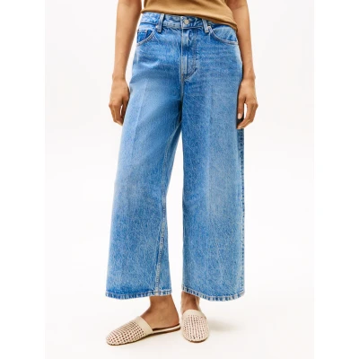 Abbildung von Tommy Hilfiger Wide LEG Leg, Damen, Größe: 28x32, Blue denim