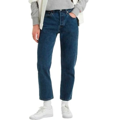 Abbildung von Levi&#039;s 501 CROP Jeans Straight Leg, Damen, Größe: 24x26, Hidden happiness
