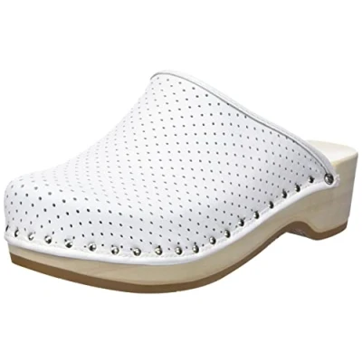 Abbildung von Berkemann Unisex Standard Toeffler Pantoletten, Weiß (weiß 100), 37.5 EU