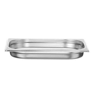 Abbildung von HENDI Gastronormbehälter, Temperaturbeständig von 40 bis 300C, Heissluftöfen Kühl und Tiefkühlschränken Chafing Dishes Bain Marie, 2L, GN 1/2, 325x265x(H)40mm, Edelstahl