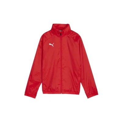 Abbildung von Puma Teamgoal Allweather JR Trainingsjacke für Kinder, Größe: 152, Rotweiss