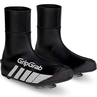 Abbildung von GripGrab RaceThermo Winter Rennrad Neopren Überschuhe wasserdichte Warme Reißverschlusslose Thermo Radsport Überzieher