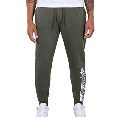 Abbildung von Alpha Industries Jogger Jogginghose, Herren, Größe: 3XL, Dark olive